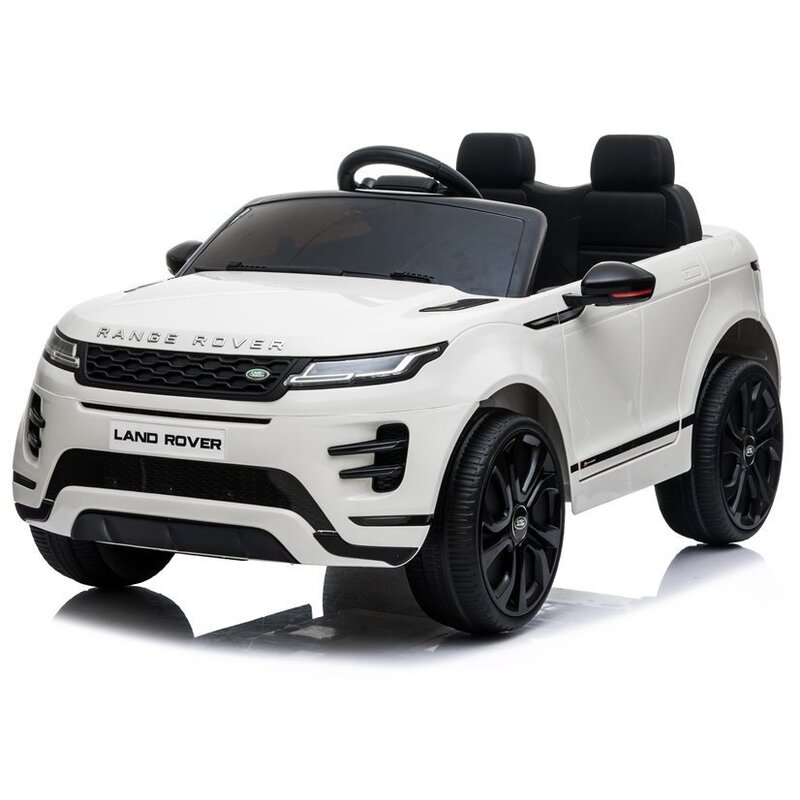 Vienvietīgs elektromobilis Range Rover Evoque, balts