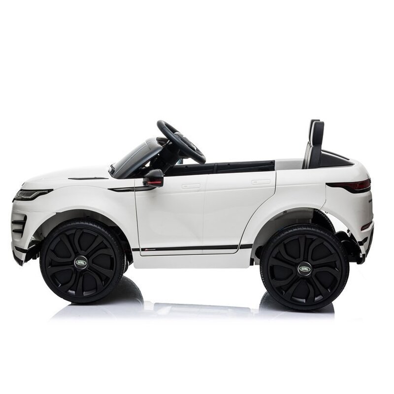 Vienvietīgs elektromobilis Range Rover Evoque, balts