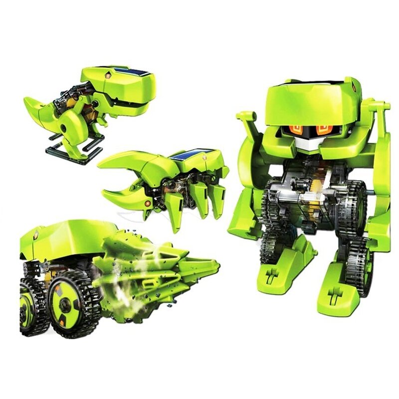 Zinātnes komplekts - Transforming Solar Robot, 4in1