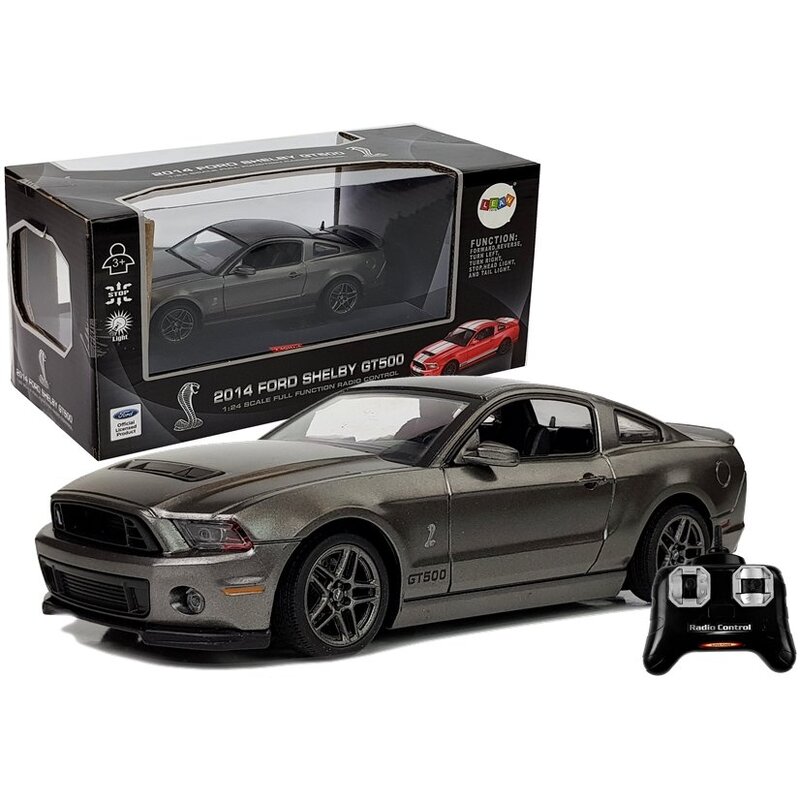 Tālvadības automašīna "Ford Shelby GT500", sudraba