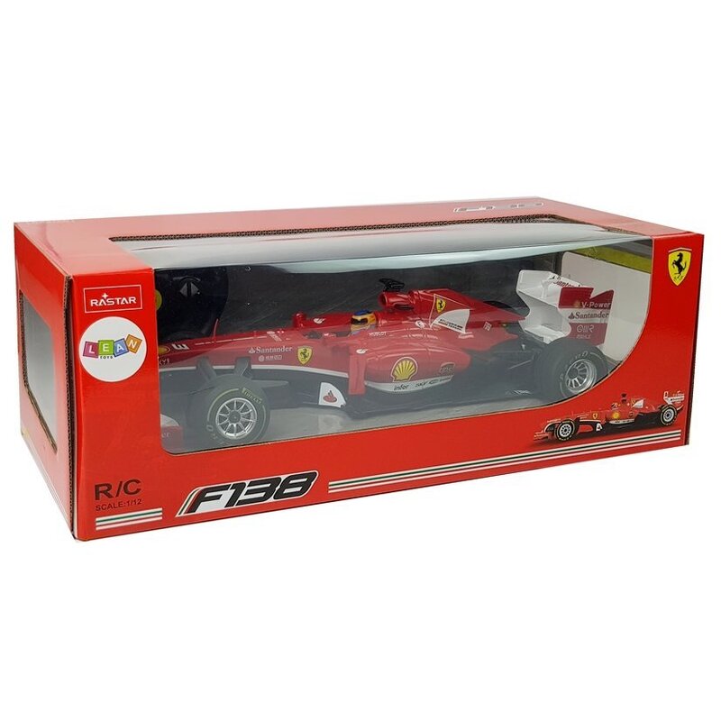 Ferrari F138 tālvadības sporta automašīna, sarkana