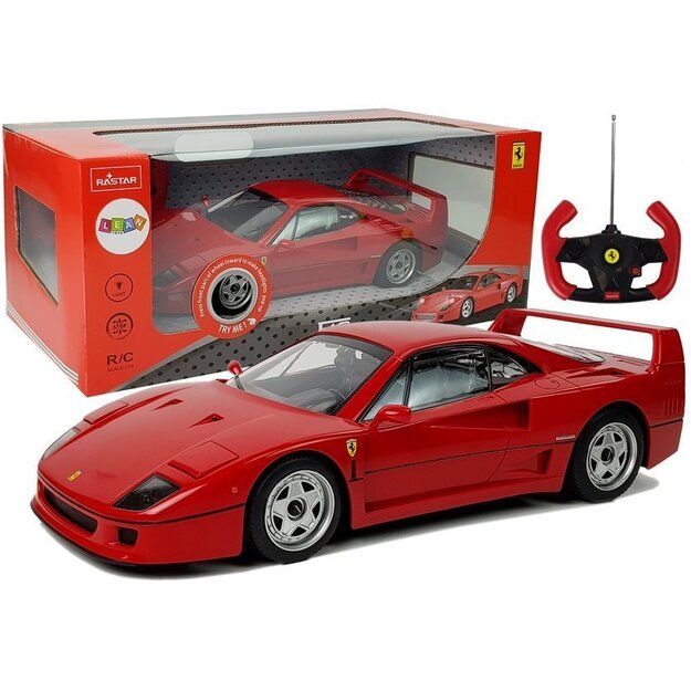 Tālvadības Ferrari F40, 1:14, sarkans