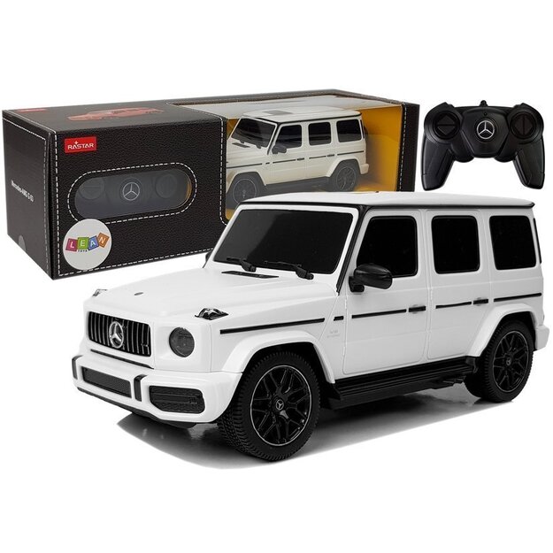 Tālvadības automobilis Mercedes AMG G63, 1:24, balts