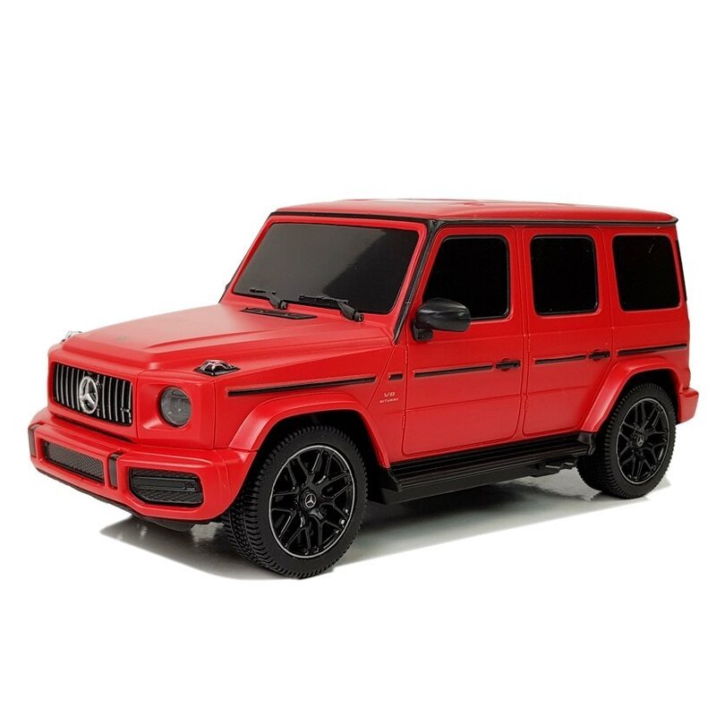 Tālvadības automobilis Mercedes AMG G63, 1:24, sarkans