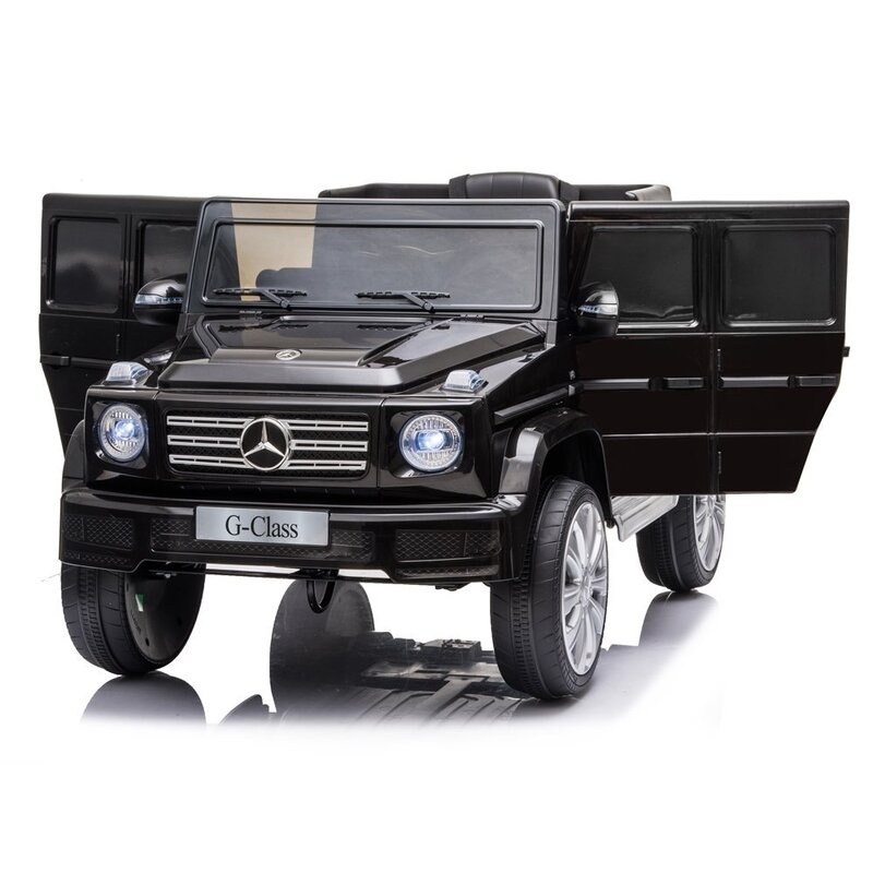 Bērnu vienvietīgs elektromobilis "Mercedes G500", melns