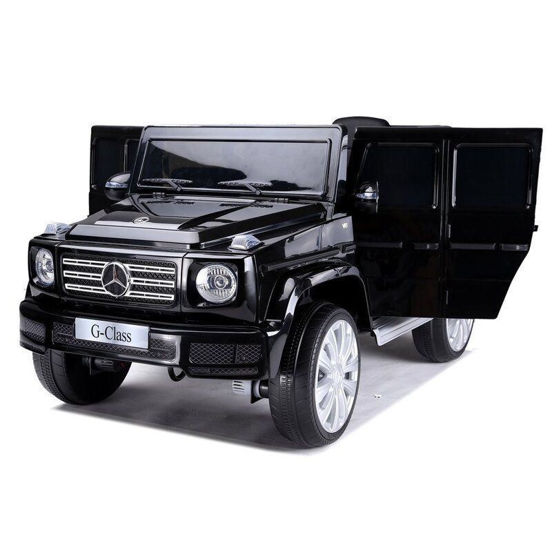 Bērnu vienvietīgs elektromobilis "Mercedes G500", melns