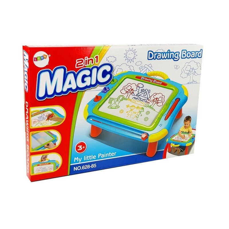 Novietojams zīmēšanas  dēlis ar zīmogiem "Magic Drawing Board"