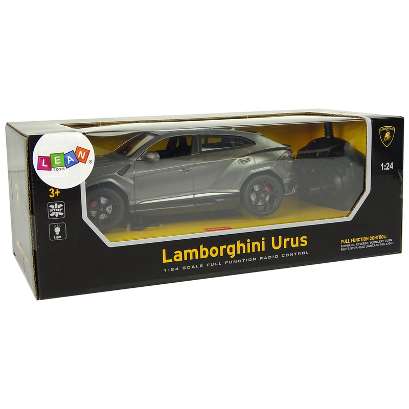 Tālvadības automašīna Lamborghini, melna