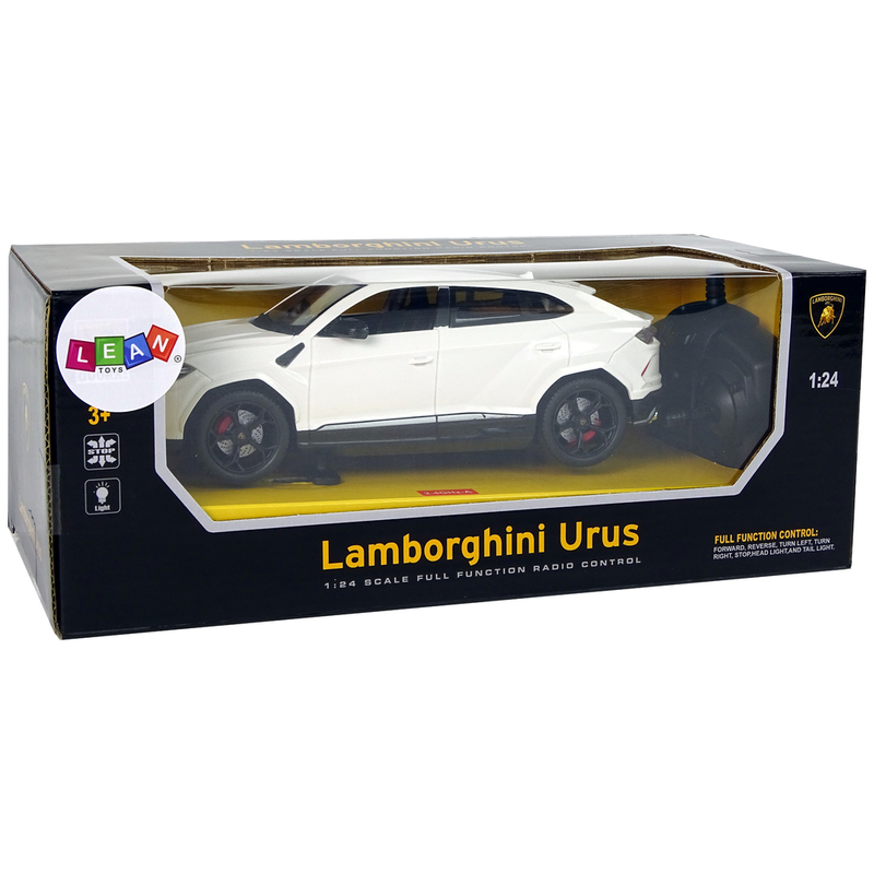 Sporta tālvadības auto Lamborghini, balts