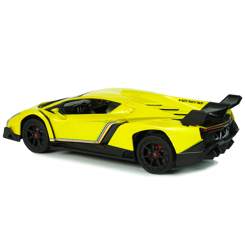 Sporta tālvadības automašīna Lamborghini Veneno, dzeltens